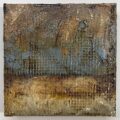 Distressed Surfaces No. 3 | mixed mediums on cradled panel | 10.5” x 10.5” x 2” | 2024